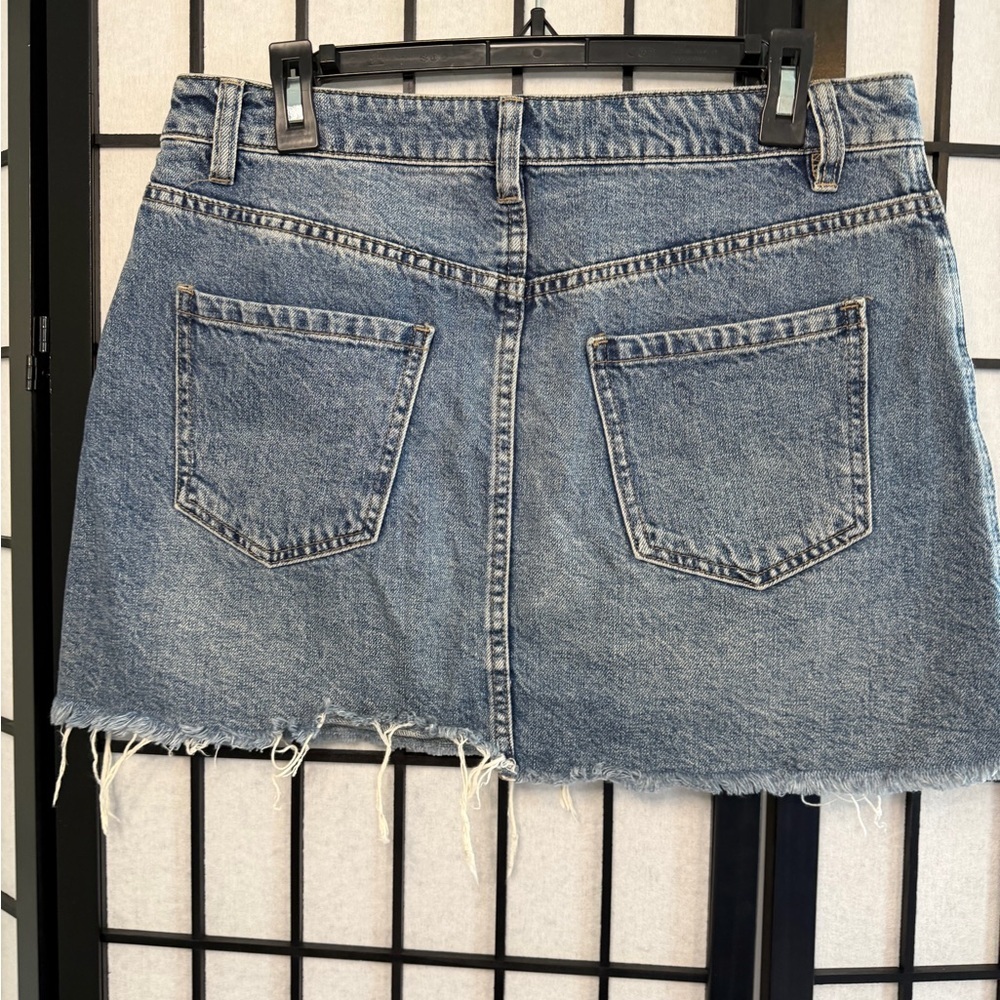 WE THE FREE x Free People Denim Women's Skirt Size 29 - Picture 2 of 5